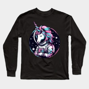Unicorn astronaut Long Sleeve T-Shirt